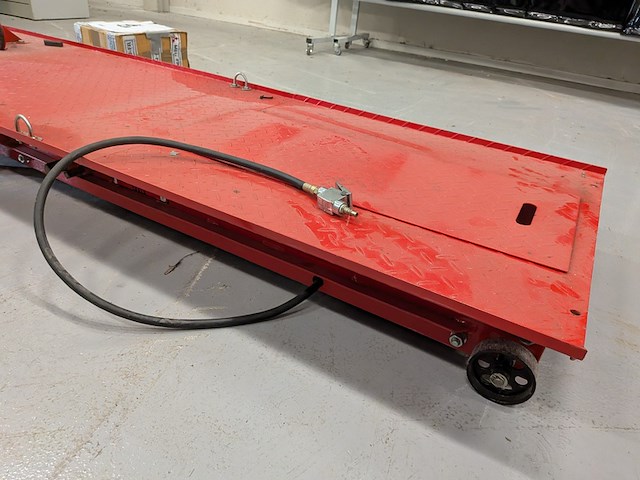 Pneumatische motor heftafel powerplus, max 500 kilo - afbeelding 15 van  15