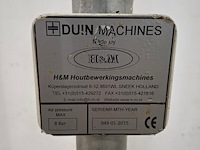Pneumatische opsluitbank h&m, bouwjaar 2015 - afbeelding 2 van  10