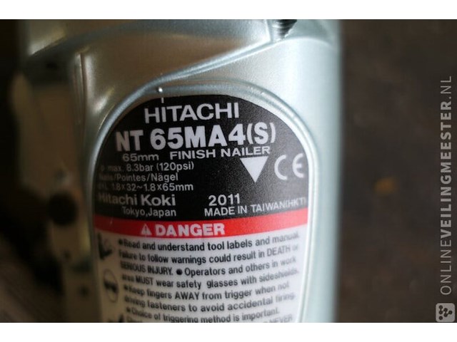 Pneumatische tacker hitachi, nt65ma4(s) - afbeelding 5 van  9