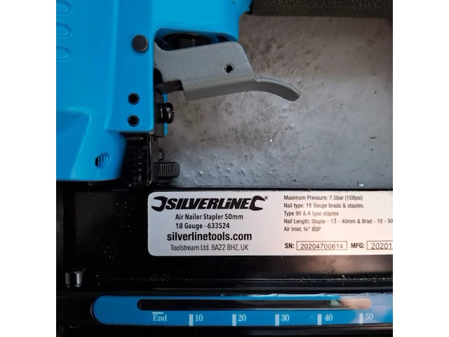 Pneumatische tacker silverline, bouwjaar 2020 - afbeelding 2 van  5