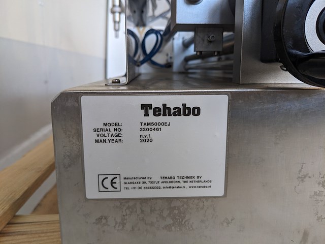 Pneumatische vulmachine, tehago, tam 500 0ej, 2020 - afbeelding 4 van  9