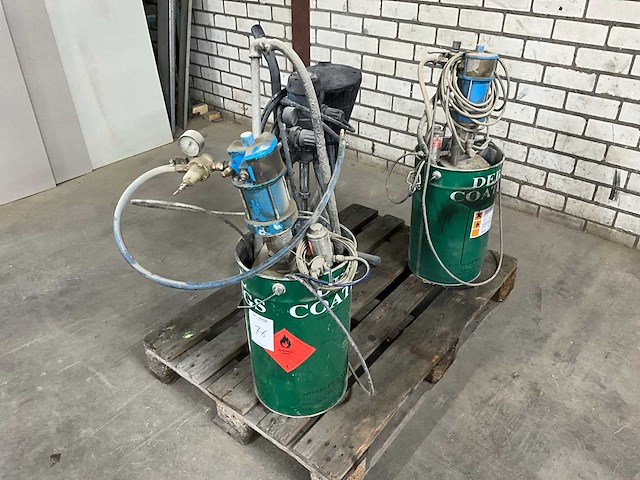 Pnuematisch verfspuit (3x) - afbeelding 1 van  11