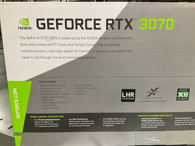 Pny geforce rtx 3070 videokaart - afbeelding 3 van  4
