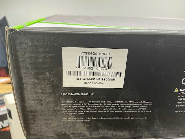 Pny geforce rtx 3070 videokaart - afbeelding 5 van  5