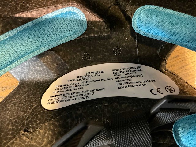 Poc ventral spin fietshelm - m - afbeelding 5 van  5