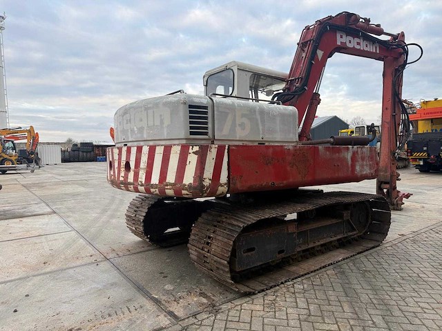 Poclain - 75c - rupsgraafmachine - afbeelding 8 van  13