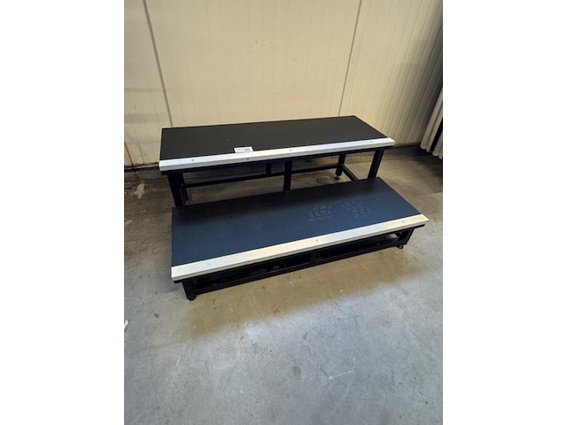 Podiumtrap s, spider stair, zwart - afbeelding 1 van  6