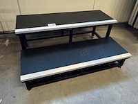 Podiumtrap s, spider stair, zwart