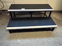 Podiumtrap s, spider stair, zwart - afbeelding 2 van  6