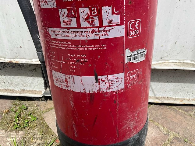Poeder 12kg brandblusser - afbeelding 2 van  2