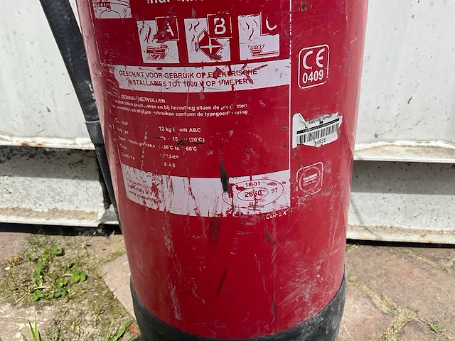 Poeder 12kg brandblusser - afbeelding 3 van  4