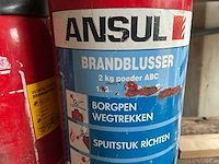 Poeder 2 kg brandblusser (2x) - afbeelding 3 van  4