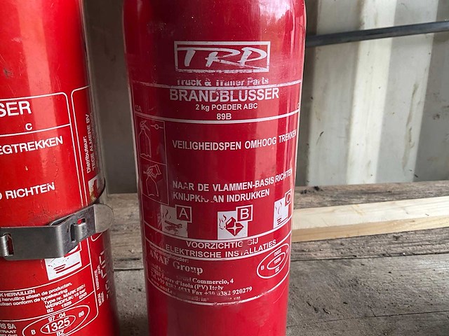 Poeder 2 kg brandblusser (2x) - afbeelding 2 van  5