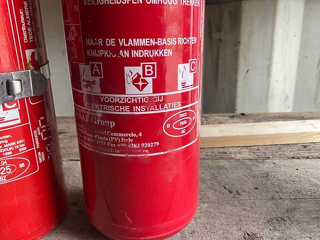 Poeder 2 kg brandblusser (2x) - afbeelding 5 van  5