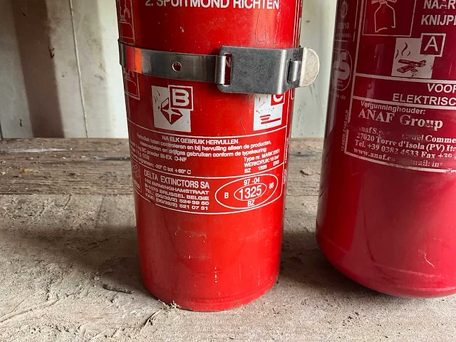 Poeder 2 kg brandblusser (2x) - afbeelding 4 van  5