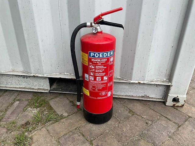 Poeder 6kg brandblusser - afbeelding 1 van  4