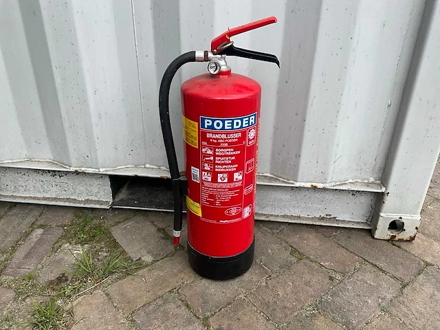 Poeder 6kg brandblusser - afbeelding 1 van  5