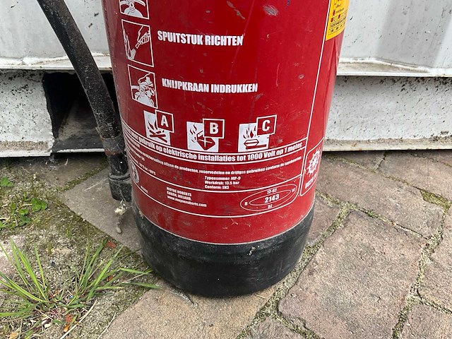 Poeder 9kg brandblusser - afbeelding 3 van  5
