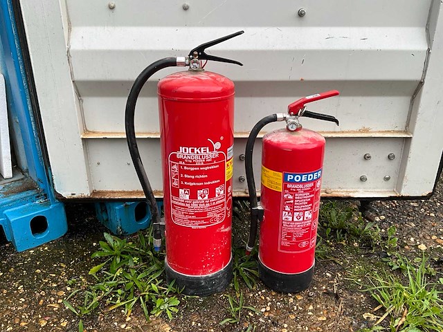Poeder brandblusser (2x) - afbeelding 1 van  6