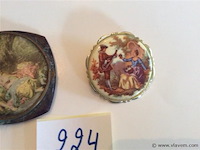 Poederdoos + medaillon - afbeelding 3 van  4