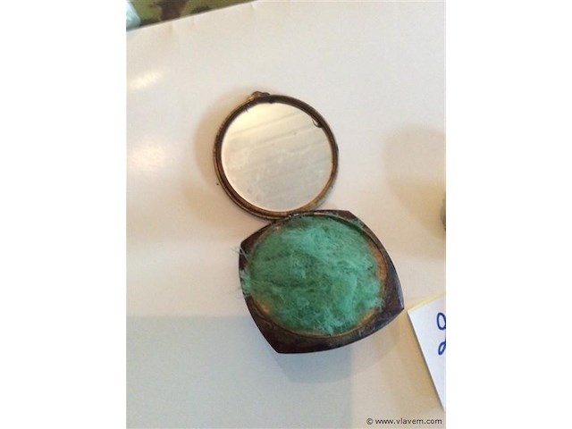 Poederdoos + medaillon - afbeelding 4 van  4