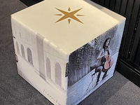 Poef - 43x43x43cm - afbeelding 1 van  3