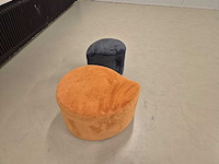 Poef - lily - hocker - pouf (2x) - afbeelding 2 van  3