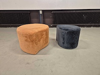 Poef - lily - hocker - pouf (2x) - afbeelding 3 van  3