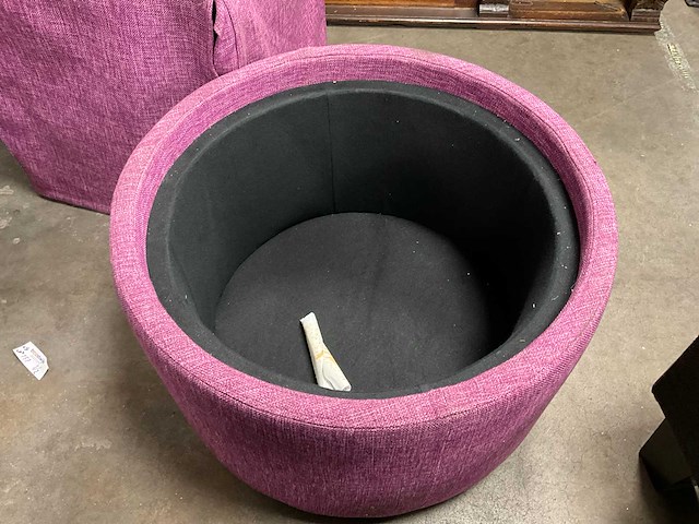 Poef (2x) - afbeelding 4 van  5