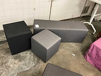 Poef (3x) - afbeelding 1 van  3