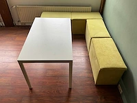 Poef (4x) met tafel - afbeelding 1 van  6