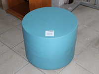 Poef doorsnede 50 cm en hoogte 40 cm. - afbeelding 1 van  2