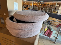 Poef home bound by ky, feline, roze - afbeelding 1 van  2