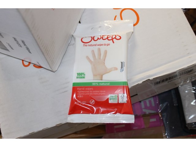 Poetsdoekjes sweets 6 stuks in krat - afbeelding 1 van  3