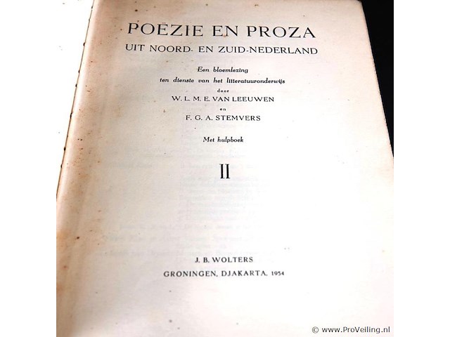 Poëzie en proza uit noord- en zuid-nederland - afbeelding 2 van  5