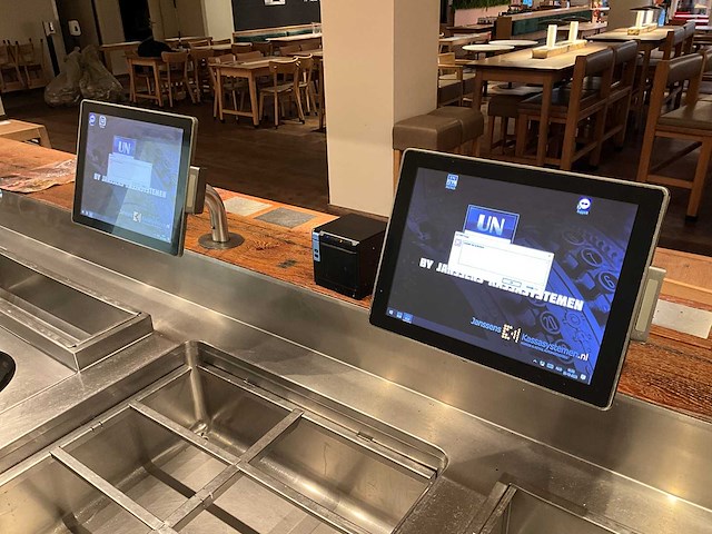 Poindus - touchscreen (2x) met bonnenprinter - afbeelding 1 van  1