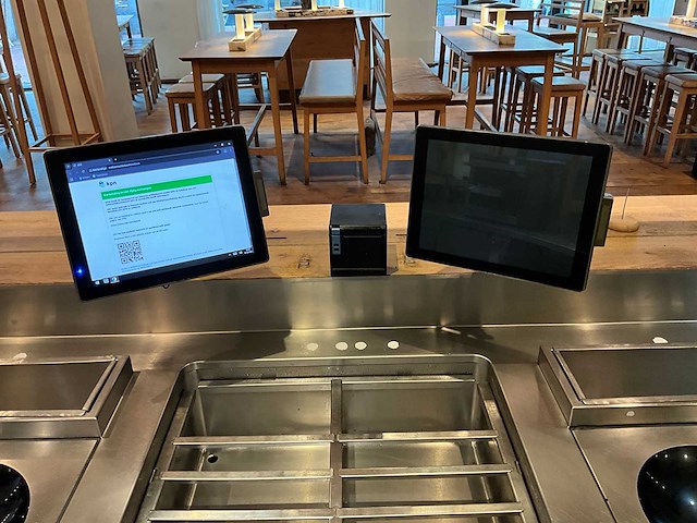 Poindus - touchscreen (2x) met bonnenprinter - afbeelding 1 van  3