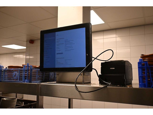 Poindus varipos 715s bestelling touchscreen monitor inclusief citizen bonnenprinter (3x) - afbeelding 4 van  8