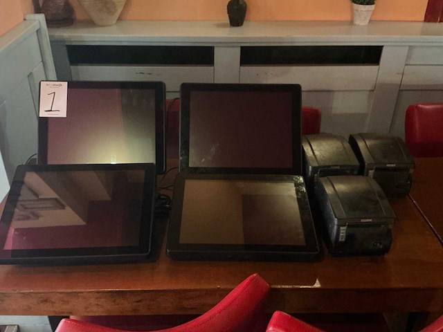 Poindus varipos 850 touchscreen kassa (4x) - afbeelding 1 van  5