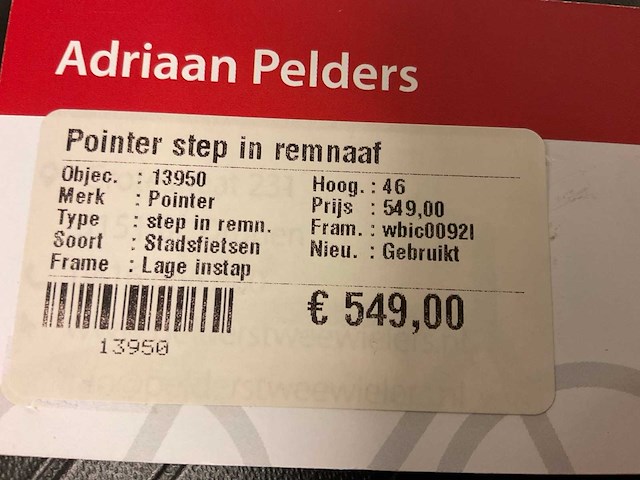 Pointer step-in damesfiets - afbeelding 6 van  6