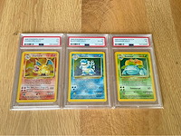 Pokemon - 1 graded card’s - charizard - blastoise - venusaur - psa 6 - wotc - afbeelding 2 van  7