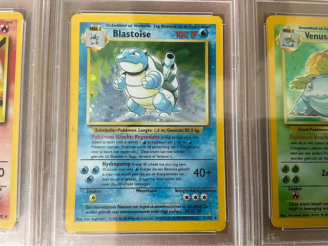 Pokemon - 1 graded card’s - charizard - blastoise - venusaur - psa 6 - wotc - afbeelding 4 van  7