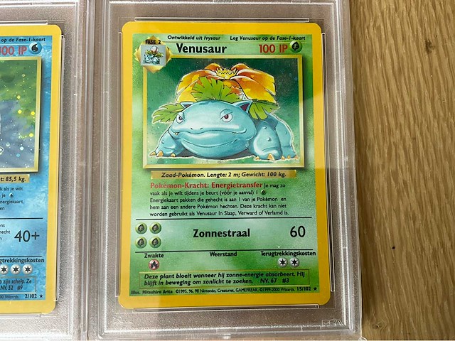 Pokemon - 1 graded card’s - charizard - blastoise - venusaur - psa 6 - wotc - afbeelding 5 van  7