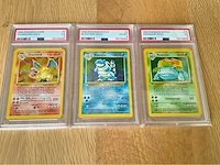 Pokemon - 1 graded card’s - charizard - blastoise - venusaur - psa 6 - wotc