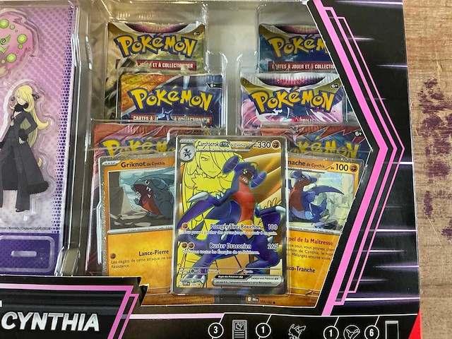 Pokemon carchacrok ex de cynthia (5x) - afbeelding 2 van  4