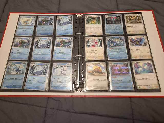 Pokémon collectie met 3 insteekmappen, opbergdoos en losse kaarten (incl. vintage, rares en veel holo kaarten) - afbeelding 21 van  54