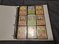 Pokémon collectie met 3 insteekmappen, opbergdoos en losse kaarten (incl. vintage, rares en veel holo kaarten) - afbeelding 28 van  54