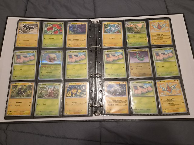 Pokémon collectie met 3 insteekmappen, opbergdoos en losse kaarten (incl. vintage, rares en veel holo kaarten) - afbeelding 36 van  54