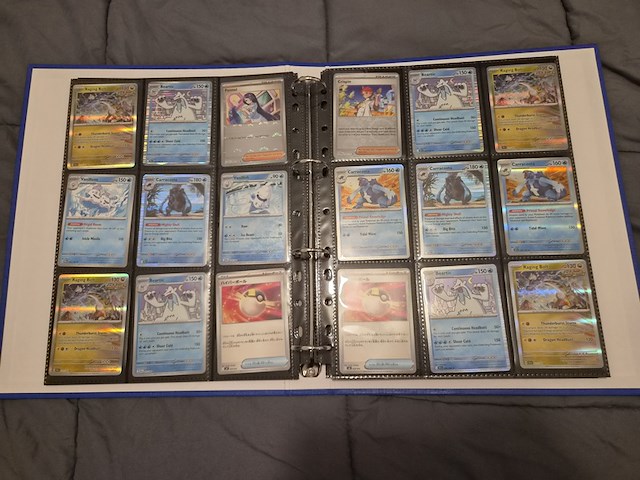 Pokémon collectie met 3 insteekmappen, opbergdoos en losse kaarten (incl. vintage, rares en veel holo kaarten) - afbeelding 42 van  54