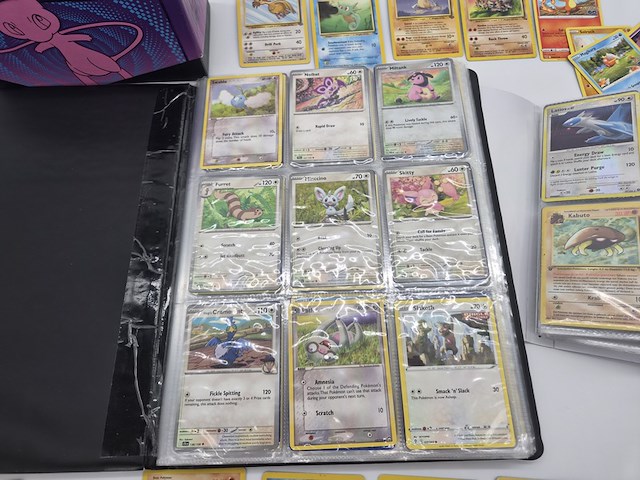 Pokémon collectie met map, box en vintage kaarten - afbeelding 10 van  13